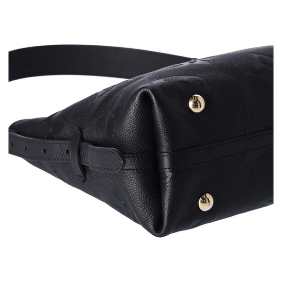 Louis Vuitton Carryall Zip NM PM Hobo M46288 Noir Monogram Empreinte + Pouch - Picture 10 of 13